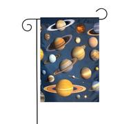 XBKGOHA Sistema solare Pianeti Immagine Giardino pennone esterno cortile decorazione moda 30,5 x 45,7 cm