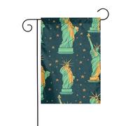 XBKGOHA statua della libertà a nyc Immagine Giardino pennone esterno cortile decorazione moda 12x18 pollici