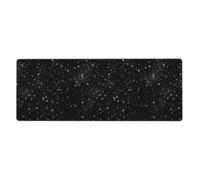 XBKGOHA Tappetino per mouse extra large con immagine di un denso grappolo di stelle, forte adesione, durevole, bordo di bloccaggio preciso 30,5 x 80 cm