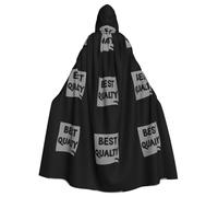 XBKGOHA The Best You - Mantello con cappuccio per Halloween, per adulti, senza cerniera, comodo per feste in costume