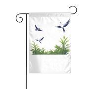 XBKGOHA Uccelli volanti nella giungla Picture Garden pennone esterno cortile decorazione moda 30,5 x 45,7 cm