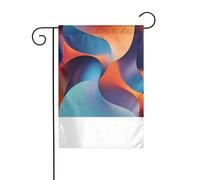 XBKGOHA Uno scontro di colori Immagine Giardino pennone esterno cortile decorazione moda 30,5 x 45,7 cm