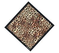 XBOKA Bandana con motivo leopardo da 53,3 cm, per donne, turbanti quadrati maschi, sciarpa per la testa colorata