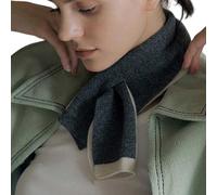 XBOKA Caldo lavoro a maglia sciarpa corta per il vestito da ufficio decorativo scaldacollo scialle donna scaldacollo sciarpa incrociata all'aperto coperta