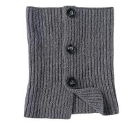 XBOKA Sciarpa calda in filato lavorato a maglia con chiusura a bottone Scaldacollo alla moda sciarpa da collo per esterno accessorio per il calore invernale