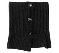 XBOKA Sciarpa calda in filato lavorato a maglia con chiusura a bottone Scaldacollo alla moda sciarpa da collo per esterno accessorio per il calore invernale
