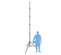 XbotGo Set di treppiedi T4, struttura in lega, fino a 3 piedi, borsa portaoggetti professionale, piedini antiscivolo resistenti al vento, per giochi di calcio/basket, cuscino integrato e vite da 6,35