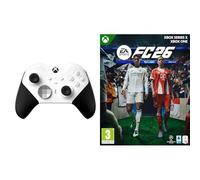 Xbox Controller Wireless, Elite White One, Series X|S, Windows 10/11, Android, iOS + EA SPORTS FC 26 Standard Edition Series X One - Disco | Videogiochi | Italiano