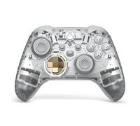 Microsoft Ghost Cipher Oro, Grigio chiaro, Trasparente Bluetooth/USB Gamepad Ana