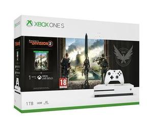 Xbox One S 1000GB - Bianco - Edizione limitata Tom Clancy`s The Division 2 + Tom Clancy`s The Division 2