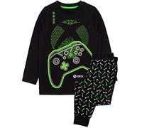 Xbox Pigiama Bambino - Stampa Controller Manica Lunga Pantaloni Lunghi | Vanilla Underground, Grafica Gamepad, Logo All Over, Polsini a Coste, Natale, Regali di Compleanno per Bambini