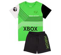 Xbox Pigiama Boys Green o Black Opzioni Bambini Gamer T-Shirt T-Shirt Pjs 10-11 Anni