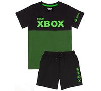 Xbox Pigiama Boys Green o Black Opzioni Bambini Gamer T-Shirt T-Shirt Pjs 10-11 Anni