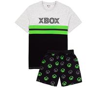 Xbox Pigiama Mens Adulti Gioco Black T-Shirt e Pantaloncini Pjs Merchandise XL