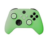FR-TEC Funda de Silicona Xbox Glow in The Dark - Grips Incluidos - Brilla en La Oscuridad - Color Verde