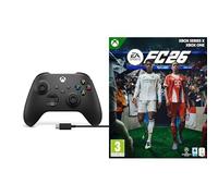 Xbox Wireless Controller - Carbon Black - cavo USB-C + EA SPORTS FC 26 Standard Edition Series X One - Disco | Videogiochi | Italiano