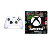 Xbox Wireless Controller - Robot White + Game Pass Ultimate | 1 Monat Mitgliedschaft