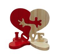 Xbsduih 1 blocco puzzle "Love" decorativo per scultura ornamentale