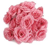 Xbsduih 1 confezione da 20 pezzi, testa di rosa, testa di fiori, diametro 65 mm, rosa