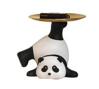 Xbsduih 1 pezzo di decorazione panda per l'ingresso, porta gioielli, portachiavi, supporto, bracciali, veranda, ornamento, vassoio, decorazione per la casa