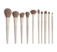 Xbsduih 10PCS Pennello Correttore per Trucco Pennello per Fard Pennello per Cipria In Polvere Ombretto Evidenziatore Pennello per Fondotinta