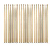 Xbsduih 12 paia di bacchette per batteria 5A con punta in legno per adulti, bambini e principianti, come pezzi di ricambio per strumenti musicali e percussioni