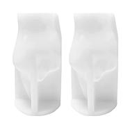 Xbsduih 2 Pezzi Stampi per Candele nel Silicone Un Forma di Dito Medio, Stampi per Gesti per Realizzare Candele nel Resina, 3,8 Pollici