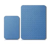 Xbsduih 2 Pezzi Tappetino Silenziatore per Macchina da Cucire Tappetino per Pedale Tappetino per Macchina da Cucire Riduce Le Vibrazioni Rumore Antiscivolo Blu