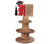 Xbsduih 2024 Porta biglietti di auguri per laurea, laurea, torta regalo, C
