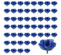 Xbsduih 50 sacchetti economici da 3 cm, decorazione per matrimonio, blu navy