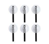 Xbsduih 6 pezzi clip di supporto per pannello laterale TV LED, strumento di riparazione, nero e