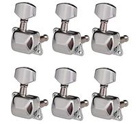 Xbsduih 6R Semi-Chiuso Chitarra Tuning Peg SchlüSsel Tuner Testa per Chitarra Elettrica Parti Accessori per Strumenti Musicali