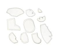 Xbsduih 8 pz/set 10 acrilico modello righello set di memoria quilting righello fai da te per il modello di cucito patchwork A