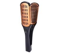 Xbsduih A Doppia Faccia con Setole di Cinghiale, Pettine, Morsetto, Antistatico, Piastra per Capelli, Pettine, Stecca per Capelli,