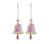 Xbsduih Acchiappasole in cristallo, decorazione natalizia, acchiappasole per interni, prisma arcobaleno, campane da appendere