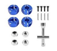 Xbsduih Adattatore per Ruota Esagonale in Metallo da 12 Mm Chiave A Croce per Dado di Bloccaggio Flangiato per 1/10 Slash VXL 2WD RC Car