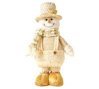 Xbsduih Bambole di Babbo Natale, statuette in piedi per Natale, decorazione della finestra, bambola di Babbo Natale, statuetta, decorazione festiva, durevole, facile da usare