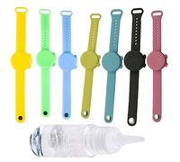 Xbsduih Bracciali riutilizzabili Disinfettanti per la pelle in silicone portatile