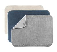 Xbsduih Confezione da 3 tappetini scolapiatti in microfibra assorbente per piani di lavoro cucina, dimensioni 50,8 x 38,1 cm