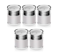 Xbsduih Contenitore per Crema Idratante Airless da 1,7 Once con Pompa Contenitore per Lozione da Viaggio Airless Vuoto