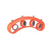 Xbsduih Espansione dita per chitarra, fascia di forza, strumento per allenamento, basso, pianoforte, sistema di velocità, ricambi per dita, accessori arancione