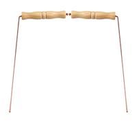 Xbsduih Kit di Bacchette da Rabdomante In Rame per Strumento di Divinazione - Bacchette da Divinazione con Manici In Legno Naturale