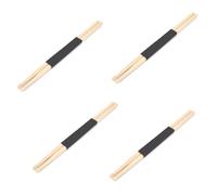 Xbsduih Kit di Bacchette per Batteria In Legno di Noce Americano 5A, 8 Pezzi, di Alta Qualità, Resistenti con Borsa per il Trasporto