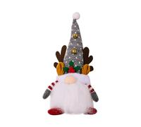 Xbsduih Lampada natalizia con lampada, bambola rudolf, luminosa, senza viso, camera da letto, festival, regali, decorazione di Babbo Natale, durevole, 40 x 13 cm,