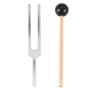 Xbsduih Lega di alluminio + diapason medico Chakra Hammer diagnosi 528 Hz con set sistema nervoso test diapason protezione salute