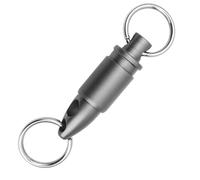 Xbsduih lega di titanio, portachiavi a sgancio rapido, fibbia universale, portachiavi auto, mini gadget girevole, facile da installare, facile da usare