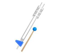 Xbsduih Martello Vibration Tuning Fork Tuning Fork Fork Argento con Martello Diagnostica Terapia Strumento per la cura della salute