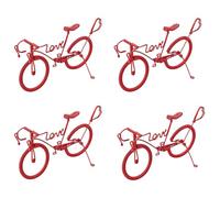 Xbsduih Modello di bicicletta in metallo, bicicletta decorativa in metallo, bicicletta, stile retrò, modello di bicicletta, figura, decorazione da tavolo per la casa, ornamenti
