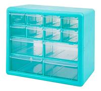 Xbsduih Organizer da scrivania con 12 cassetti, in plastica, decorazione fai da te