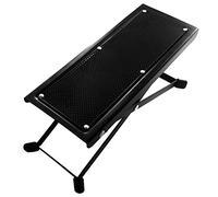 Xbsduih Pedale per Chitarra 1 Pezzo Poggiapiedi per Chitarra Poggiapiedi Pieghevole Nero